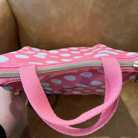 Kate Spade Pink Polka Dot Tote Bag - Picture 5 of 6